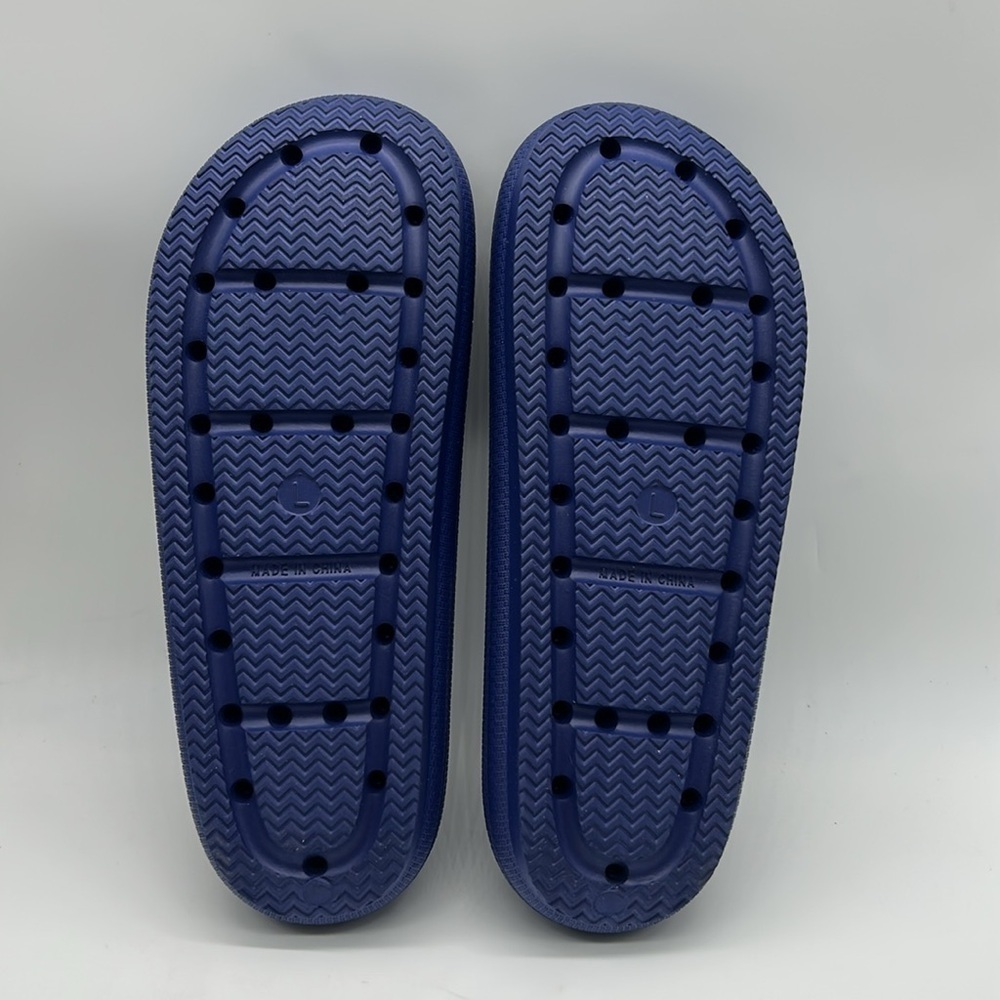 32• COOL Cushion Slide Sandals Navy Size L (W9-10 / M7-8) Unisex Comfort NWT - Picture 7 of 11